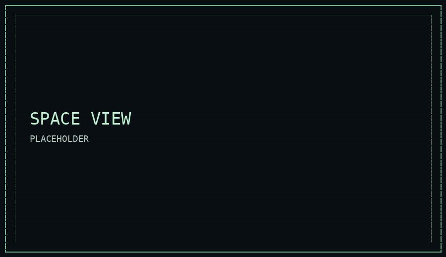 Space view placeholder