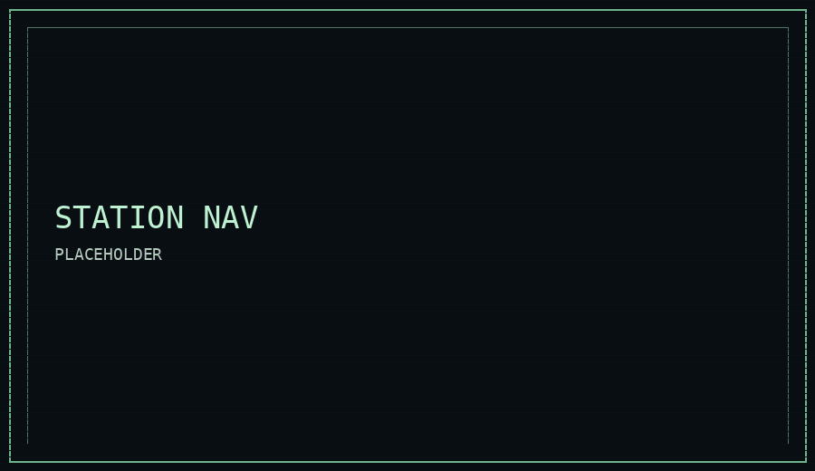 Station navigation placeholder